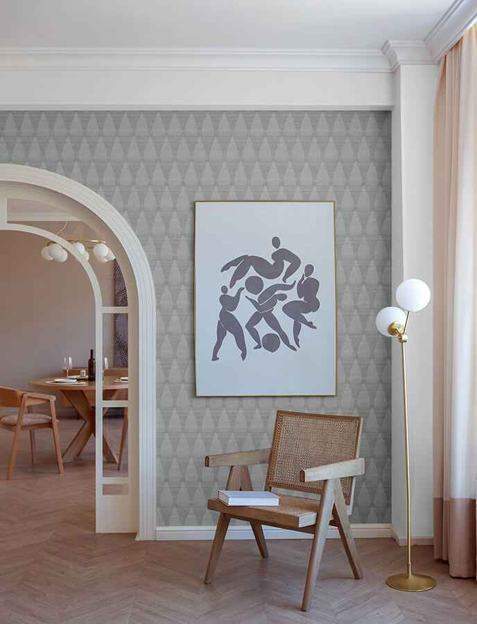 mirko-stone-ogee-wallpaper-york-wallcoverings-4141-27143 - York Wallcoverings Wallpaper