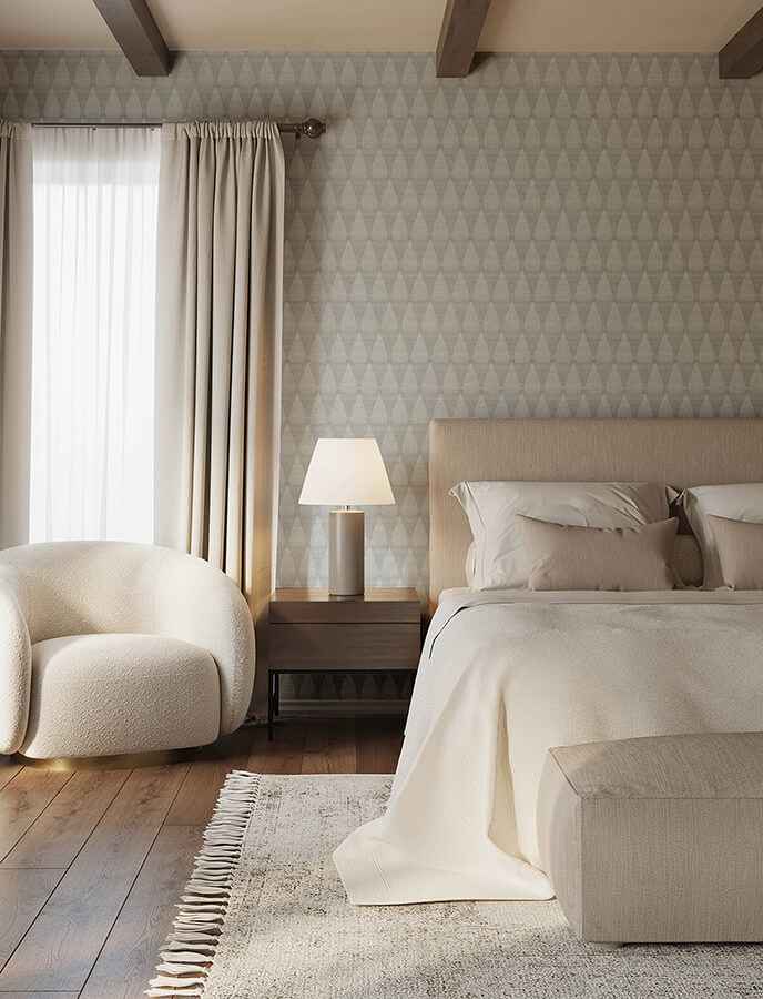 mirko-stone-ogee-wallpaper-york-wallcoverings-4141-27143 - York Wallcoverings Wallpaper