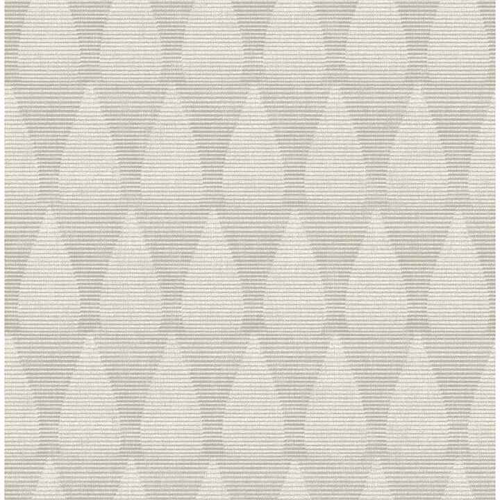 Mirko Grey Ogee Wallpaper - York Wallcoverings - 4141-27145