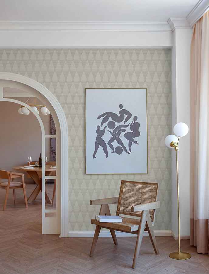 mirko-grey-ogee-wallpaper-york-wallcoverings-4141-27145 - York Wallcoverings Wallpaper