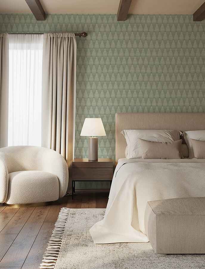 mirko-sage-ogee-wallpaper-york-wallcoverings-4141-27146 - York Wallcoverings Wallpaper