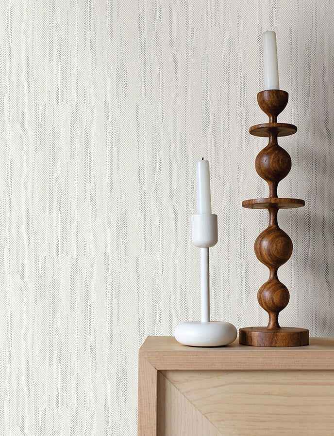 Baris Silver Stipple Stripe Wallpaper - York Wallcoverings - 4141-27148 - York Wallcoverings Wallpaper