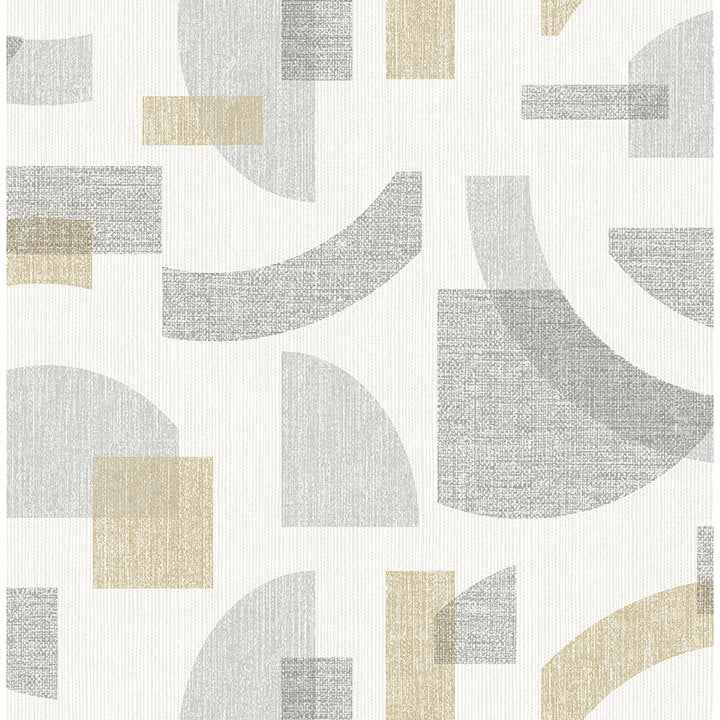 fulton-gold-shapes-wallpaper-york-wallcoverings-4141-27159 - York Wallcoverings Wallpaper