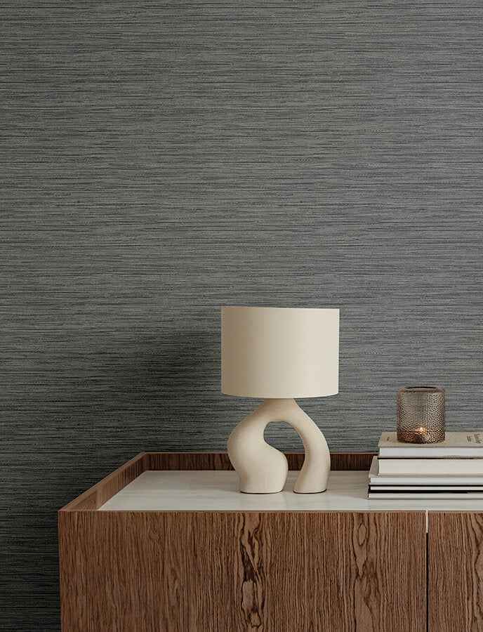 sheehan-stone-faux-grasscloth-wallpaper-york-wallcoverings-4141-27167 - York Wallcoverings Wallpaper