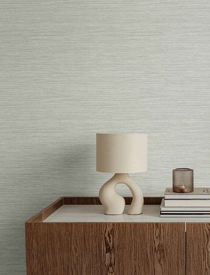 sheehan-silver-faux-grasscloth-wallpaper-york-wallcoverings-4141-27170 - York Wallcoverings Wallpaper