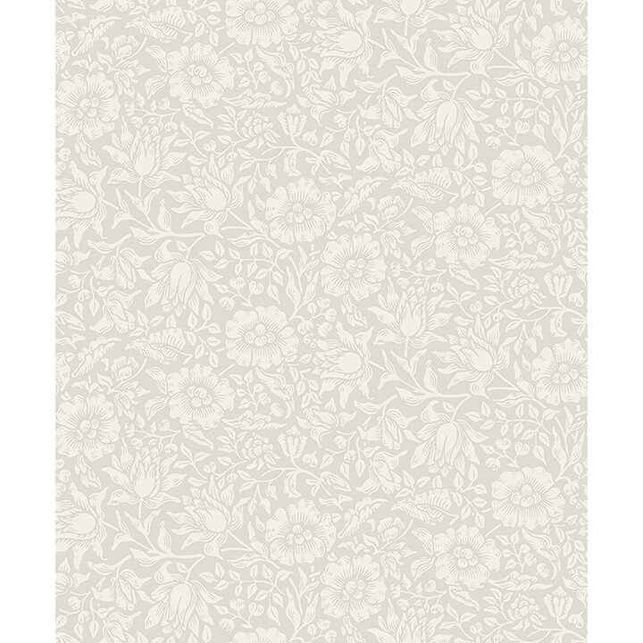 Mallow Dove Floral Vine Wallpaper - York Wallcoverings - 4153-82037