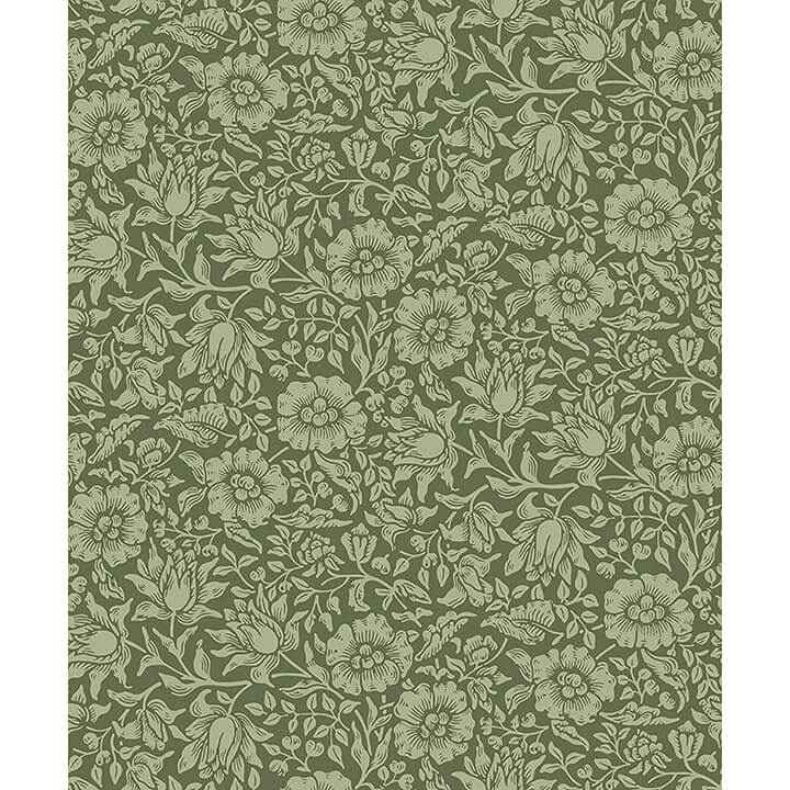 Mallow Dark Green Floral Vine Wallpaper - York Wallcoverings - 4153-82042 - York Wallcoverings Wallpaper