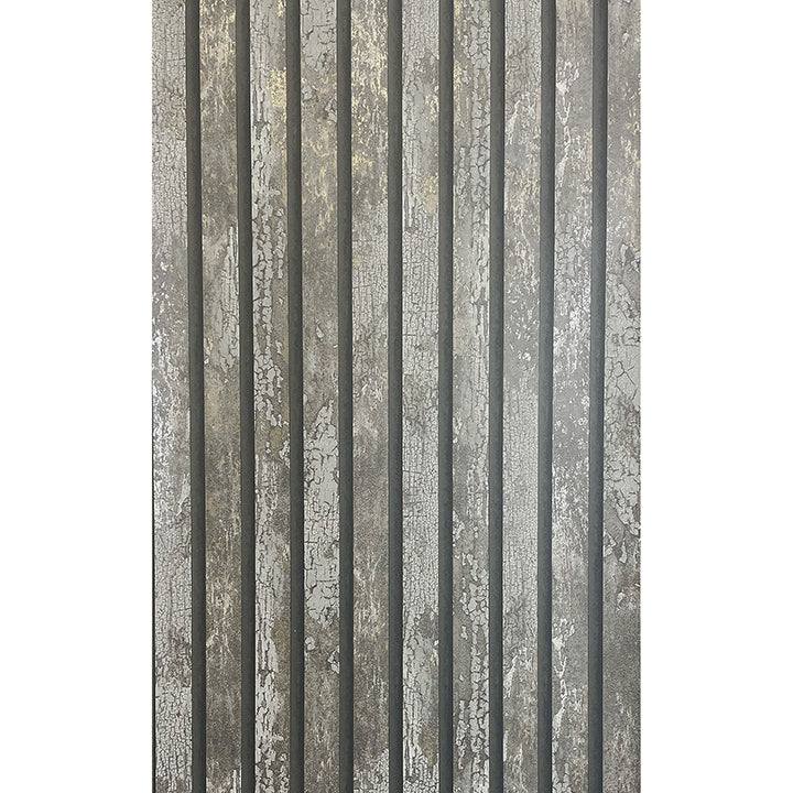 oxidize-grey-vertical-slats-wallpaper-york-wallcoverings-m1751 - York Wallcoverings Wallpaper