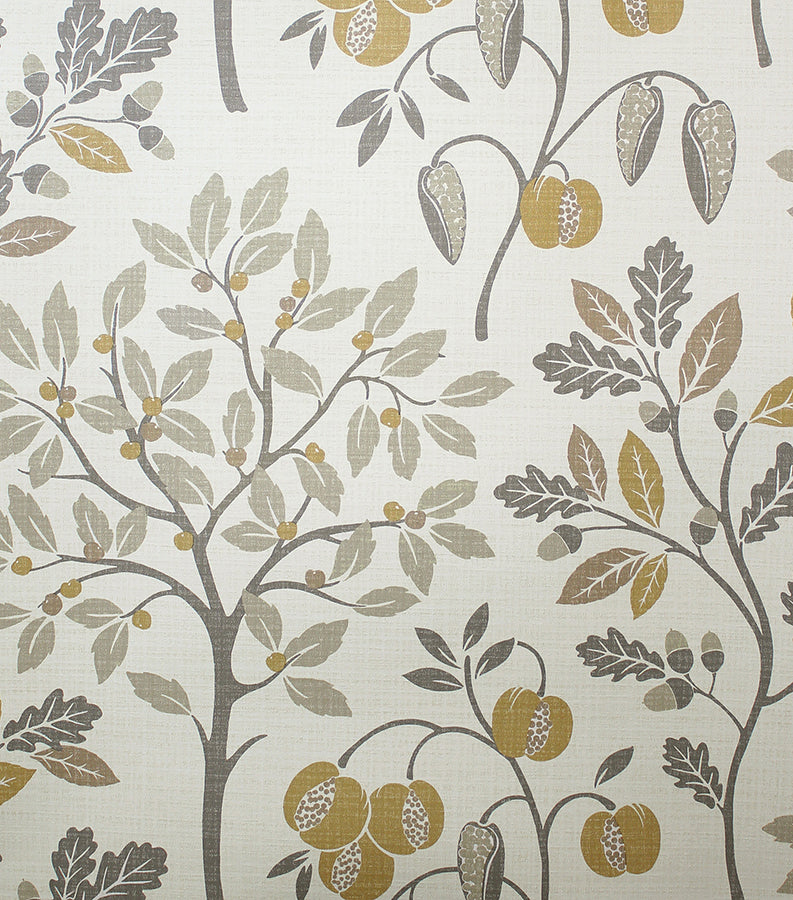 rowan-natural-autumn-trees-wallpaper-york-wallcoverings-m1760 - York Wallcoverings Wallpaper