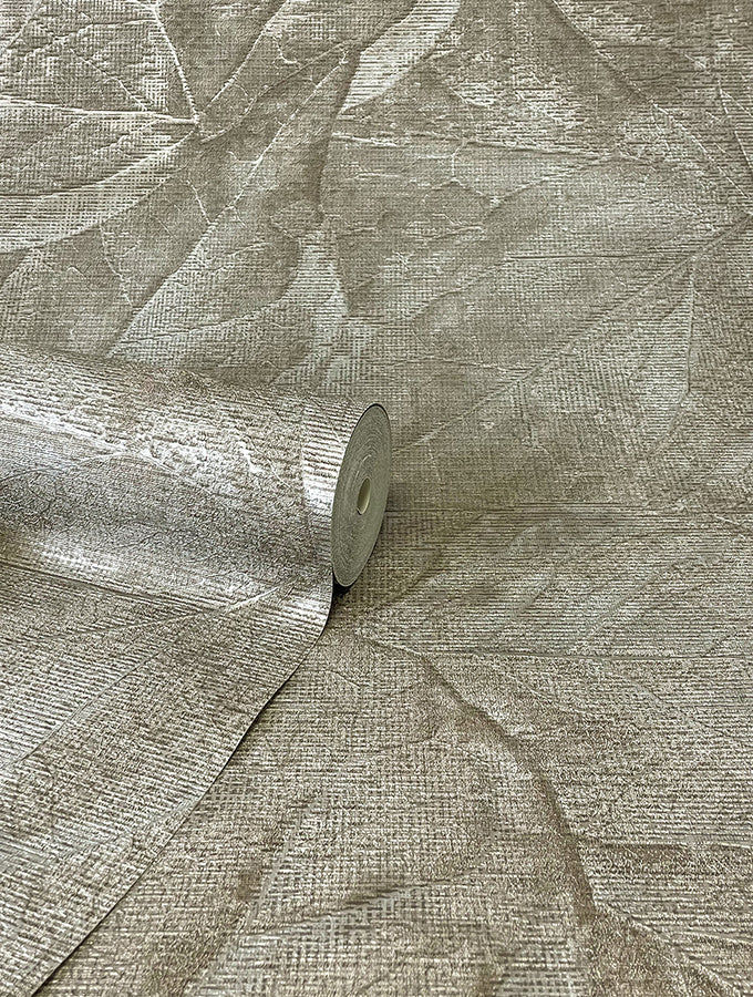 aspen-stone-leaf-wallpaper-york-wallcoverings-m95661 - York Wallcoverings Wallpaper