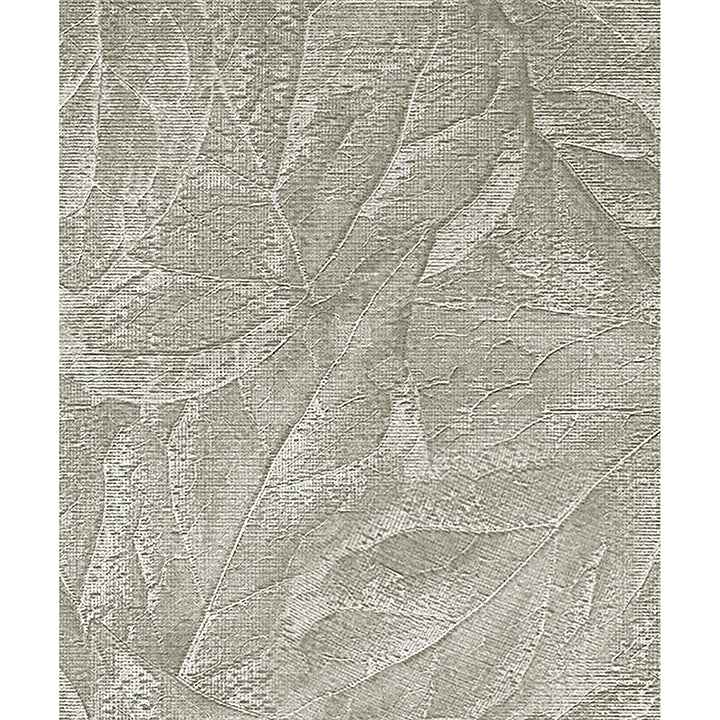 Aspen Sterling Leaf Wallpaper - York Wallcoverings - M95663