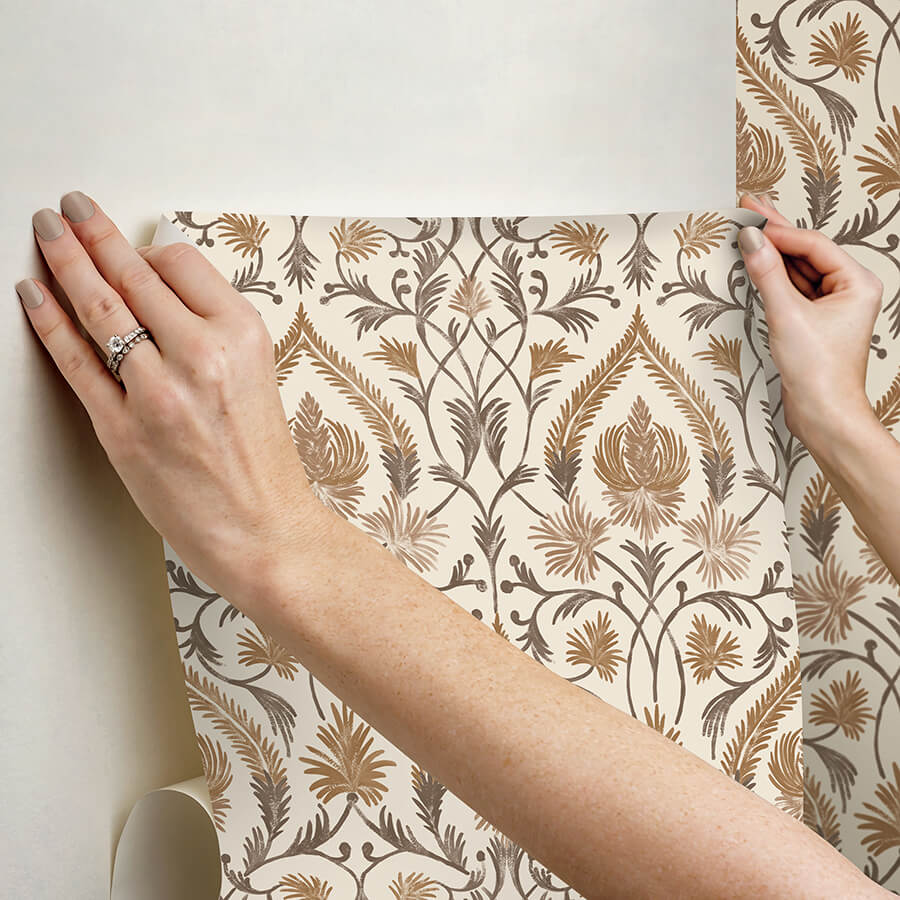isle-brown-peel-and-stick-wallpaper-york-wallcoverings-nus6191 - York Wallcoverings Wallpaper