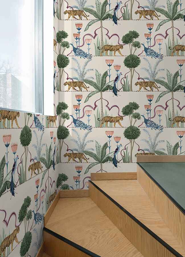 Laos Taupe Peel & Stick Wallpaper - York Wallcoverings - NUS6194 - York Wallcoverings Wallpaper