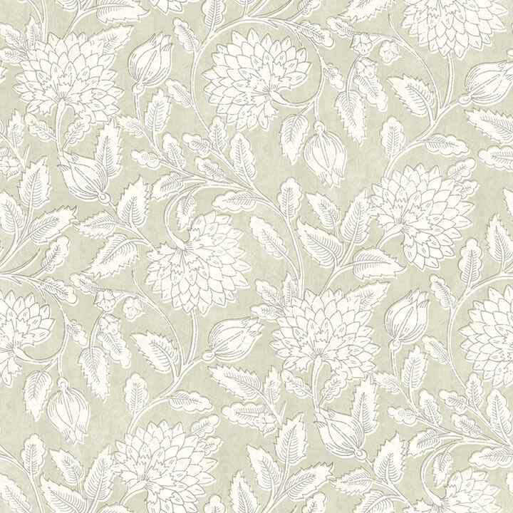 Vadouvan Sage Jacobean Trail Wallpaper - York Wallcoverings - 4134-72536 - York Wallcoverings Wallpaper