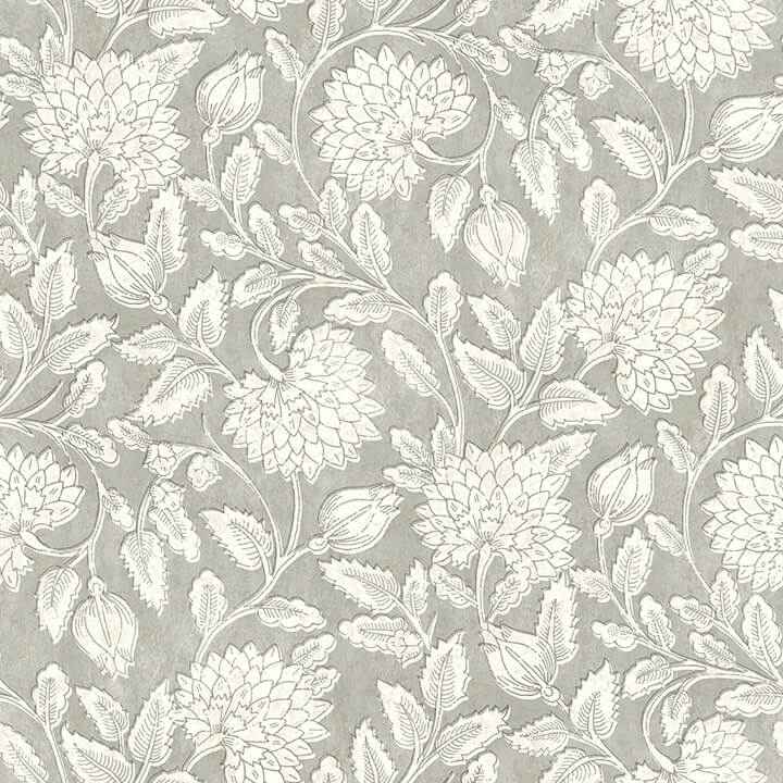 Vadouvan Grey Jacobean Trail Wallpaper - York Wallcoverings - 4134-72537 - York Wallcoverings Wallpaper