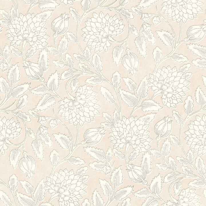 Vadouvan Blush Jacobean Trail Wallpaper - York Wallcoverings - 4134-72538 - York Wallcoverings Wallpaper