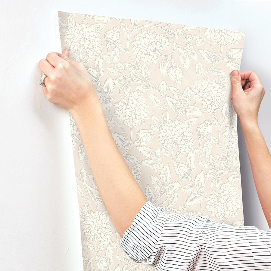 vadouvan-blush-jacobean-trail-wallpaper-york-wallcoverings-4134-72538 - York Wallcoverings Wallpaper