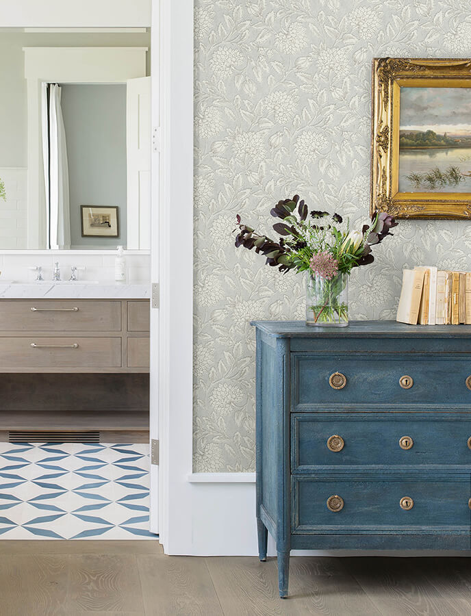 vadouvan-light-blue-jacobean-trail-wallpaper-york-wallcoverings-4134-72539 - York Wallcoverings Wallpaper