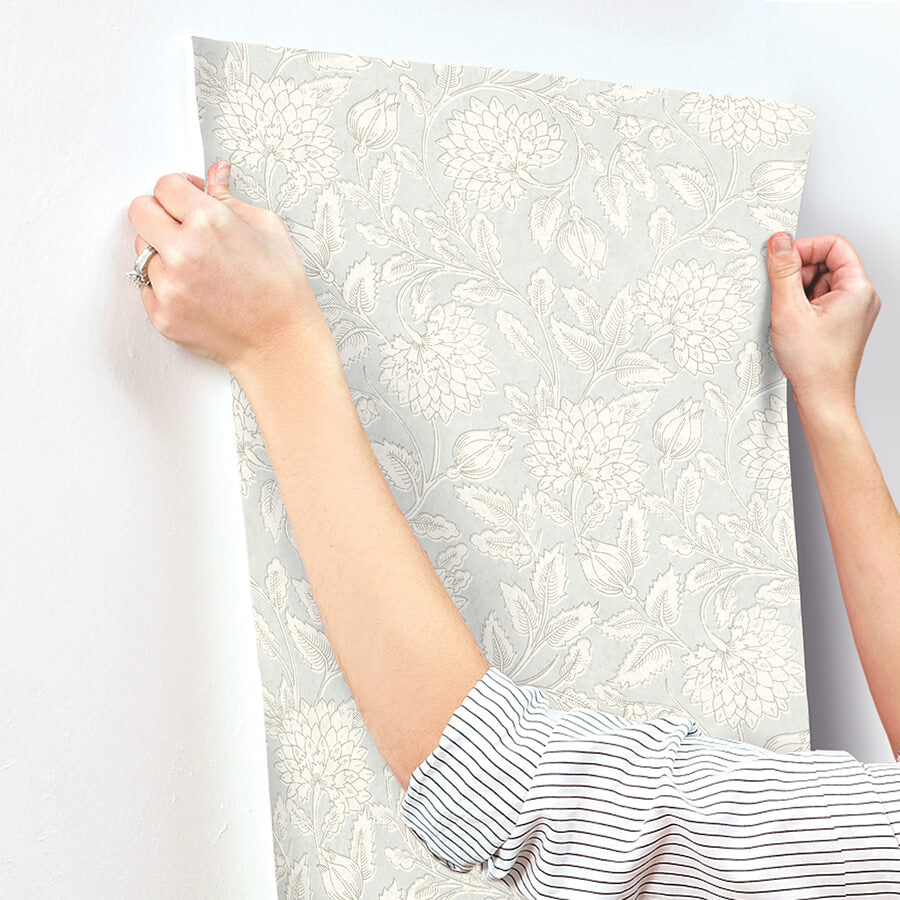vadouvan-light-blue-jacobean-trail-wallpaper-york-wallcoverings-4134-72539 - York Wallcoverings Wallpaper