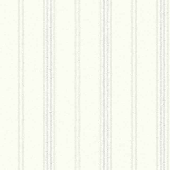 Lovage Aqua Linen Stripe Wallpaper - York Wallcoverings - 4134-72548 - York Wallcoverings Wallpaper