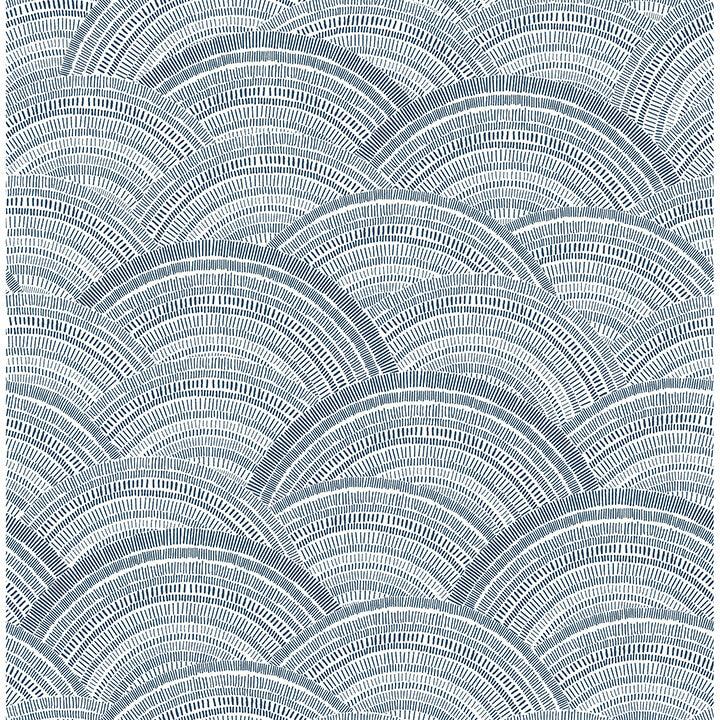 encircle-indigo-geometric-wallpaper-york-wallcoverings-4146-27200 - York Wallcoverings Wallpaper