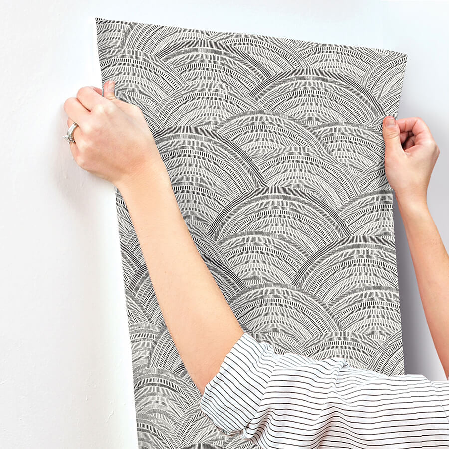 encircle-black-geometric-wallpaper-york-wallcoverings-4146-27203 - York Wallcoverings Papel pintado