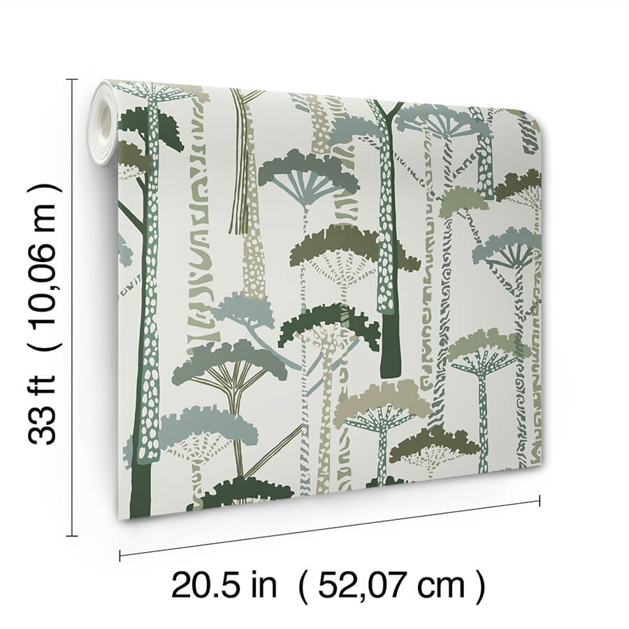 unify-green-forest-wallpaper-york-wallcoverings-4146-27205 - York Wallcoverings Papel pintado