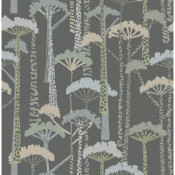 unify-aqua-forest-wallpaper-york-wallcoverings-4146-27206 - York Wallcoverings Papel pintado