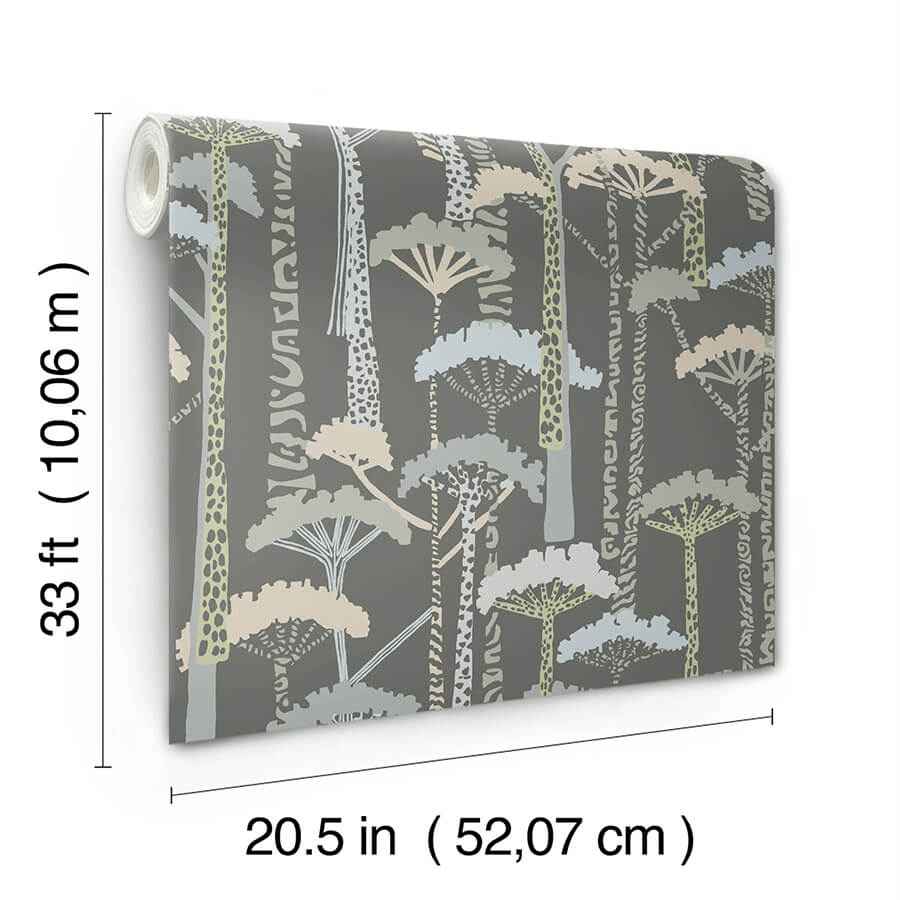 Unify Aqua Forest Wallpaper - York Wallcoverings - 4146-27206 - York Wallcoverings Wallpaper