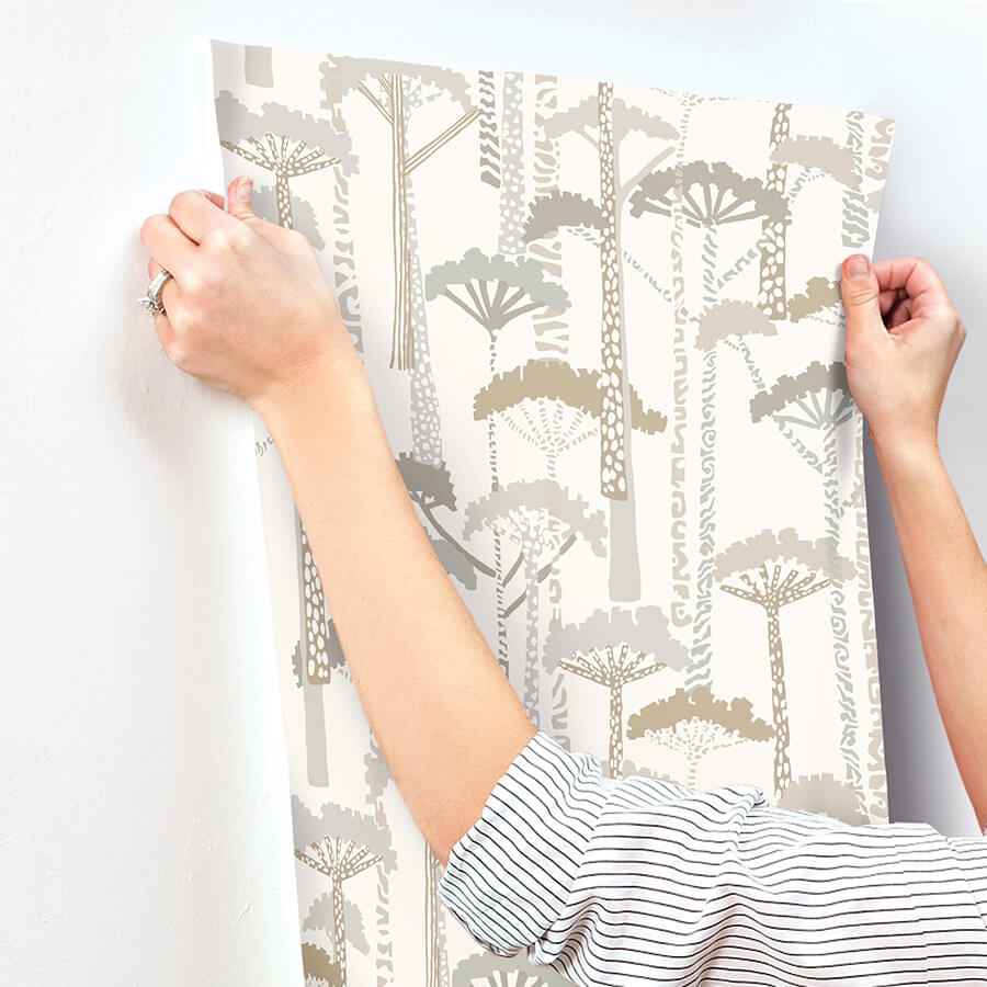 Unify Metallic Forest Wallpaper - York Wallcoverings - 4146-27207 - York Wallcoverings Wallpaper