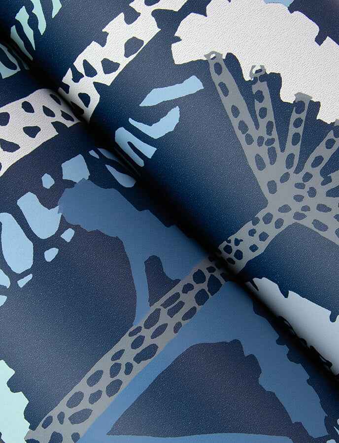 Unify Indigo Forest Wallpaper - York Wallcoverings - 4146-27208 - York Wallcoverings Wallpaper