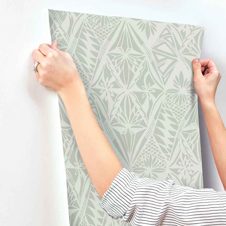 Urbane Sage Diamonds Wallpaper - York Wallcoverings - 4146-27209 - York Wallcoverings Wallpaper