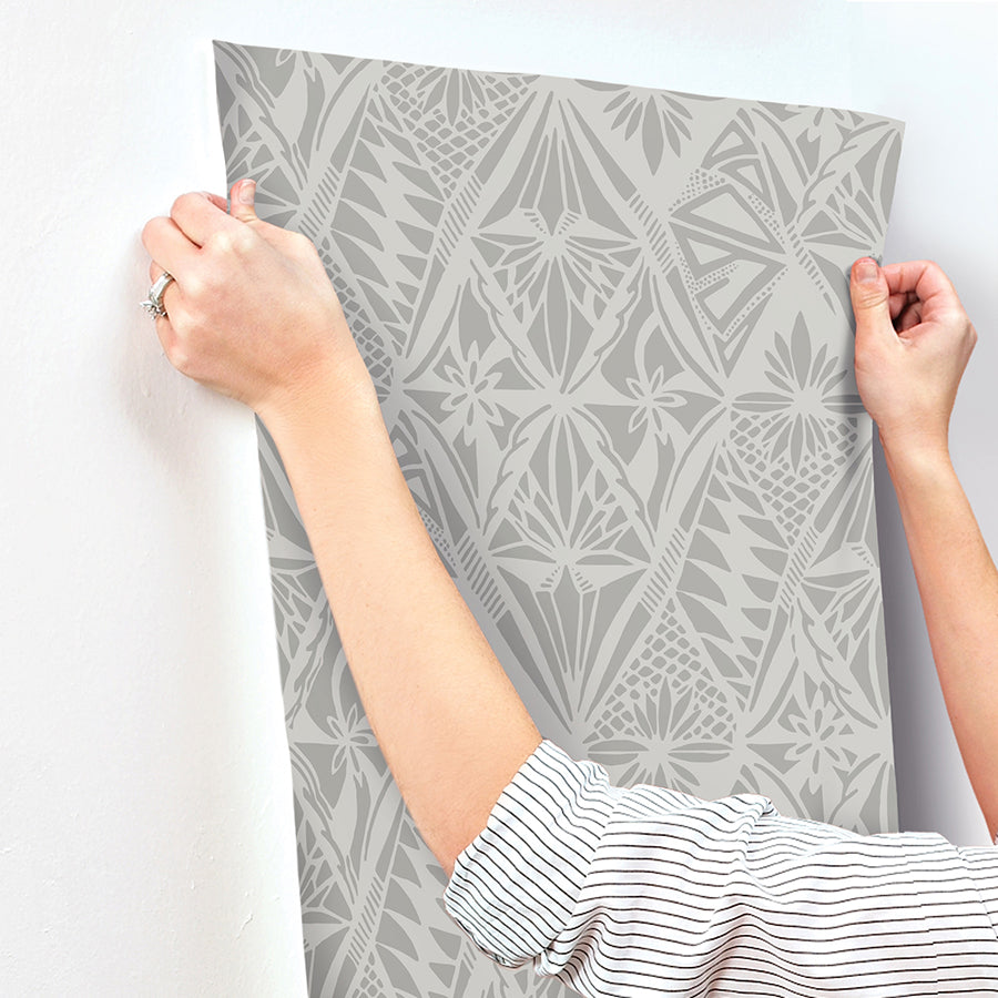 urbane-grey-diamonds-wallpaper-york-wallcoverings-4146-27210 - York Wallcoverings Papel pintado