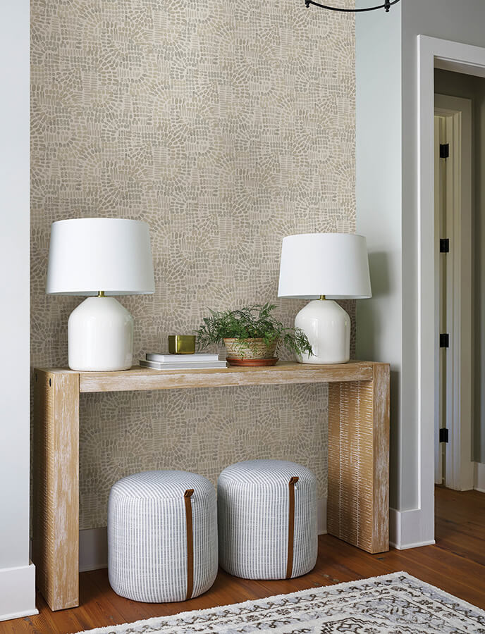 wanderer-dove-mosiac-wallpaper-york-wallcoverings-4146-27218 - York Wallcoverings Papel pintado