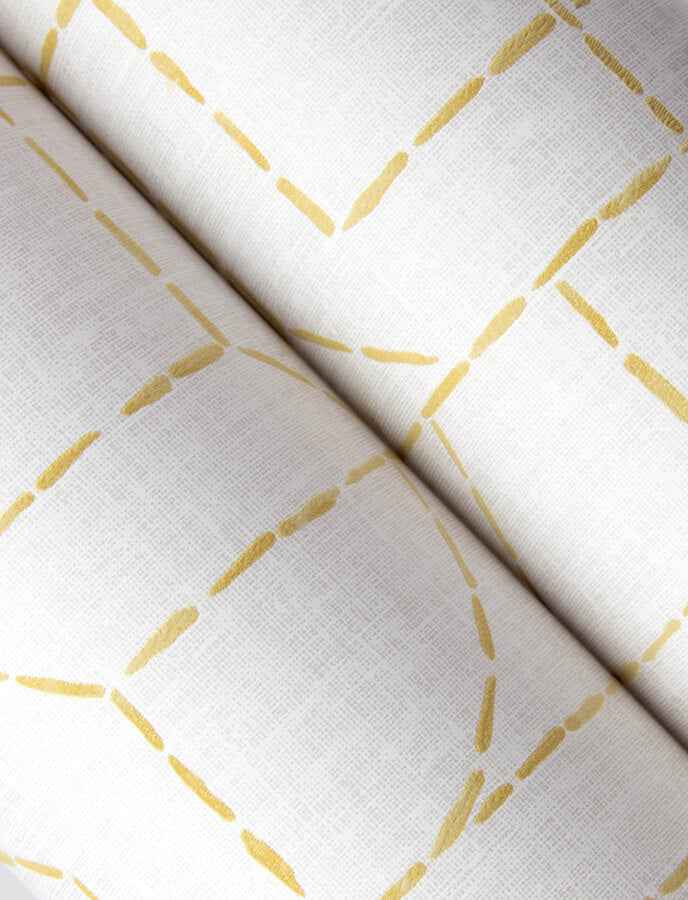 Integrity Yellow Arched Outlines Wallpaper - York Wallcoverings - 4146-27219 - York Wallcoverings Wallpaper