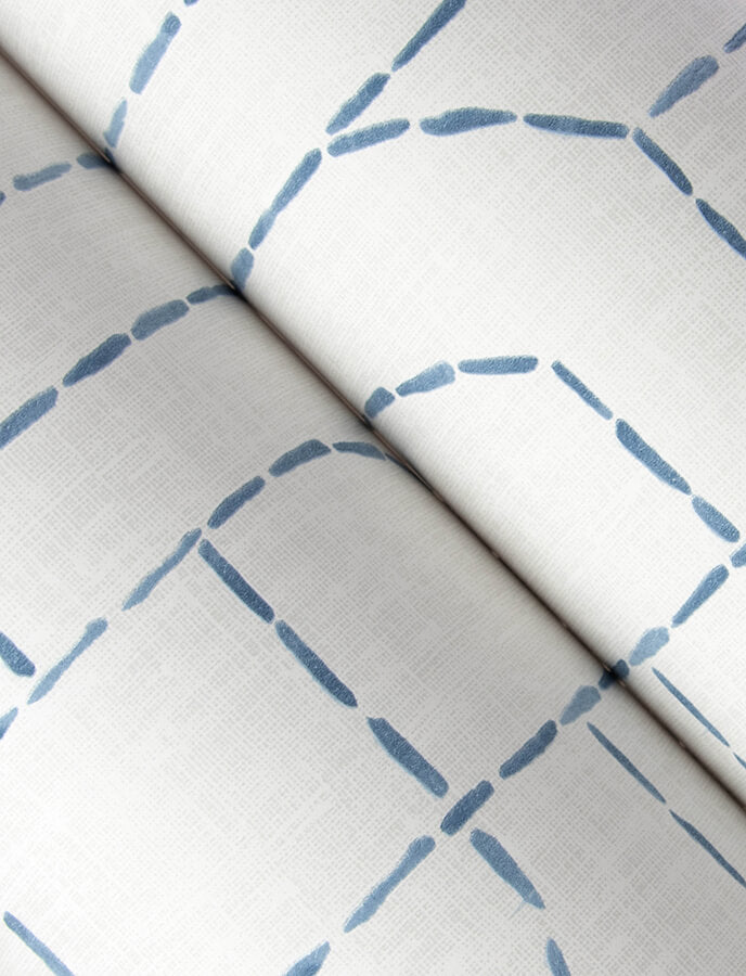 integrity-blue-arched-outlines-wallpaper-york-wallcoverings-4146-27222 - York Wallcoverings Wallpaper