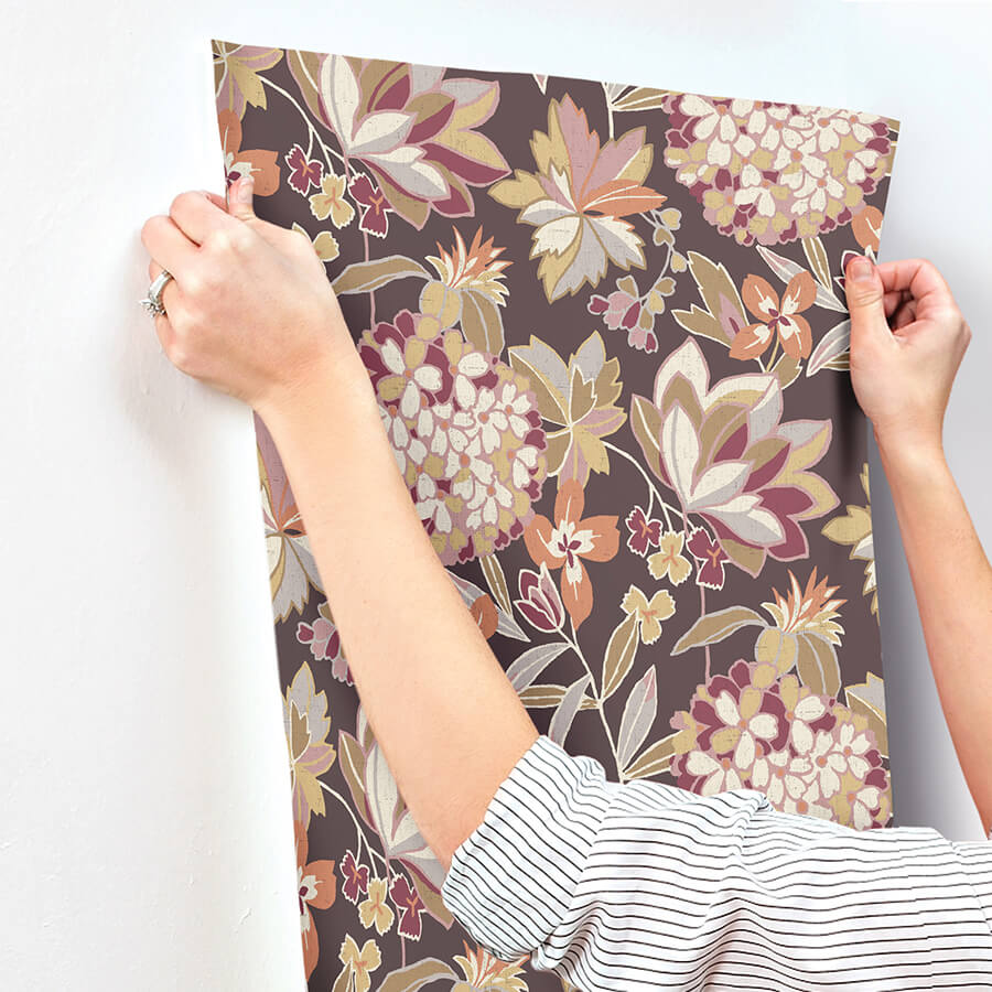 valdivian-honey-floral-wallpaper-york-wallcoverings-4146-27225 - York Wallcoverings Papel pintado