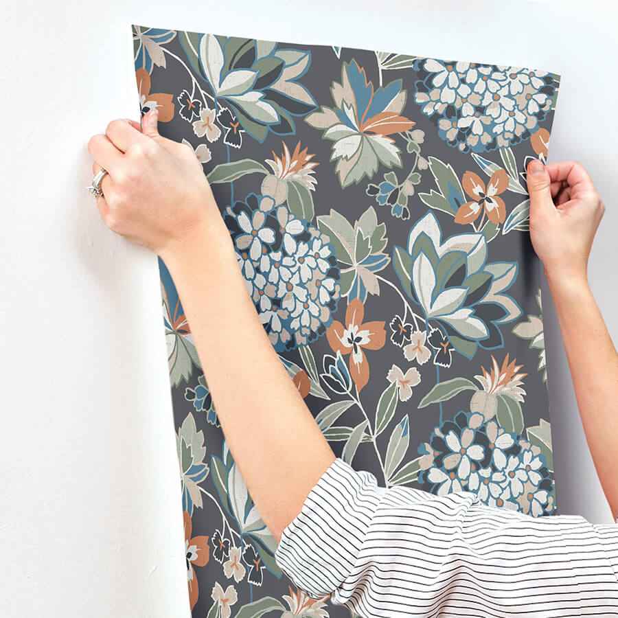 Valdivian Moss Floral Wallpaper - York Wallcoverings - 4146-27226 - York Wallcoverings Wallpaper