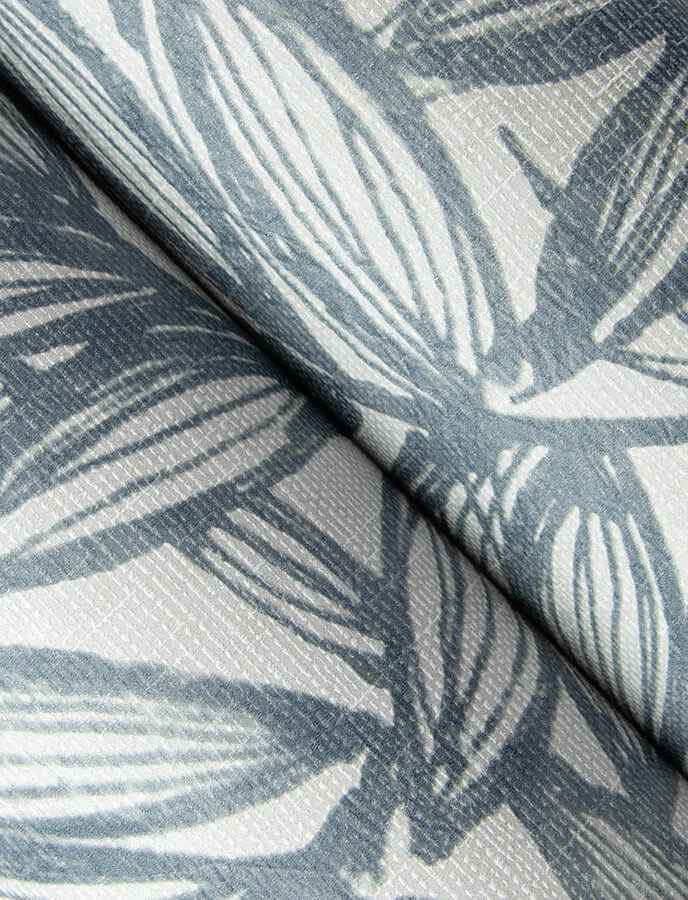 Rhythmic Denim Leaf Wallpaper - York Wallcoverings - 4146-27230 - York Wallcoverings Wallpaper