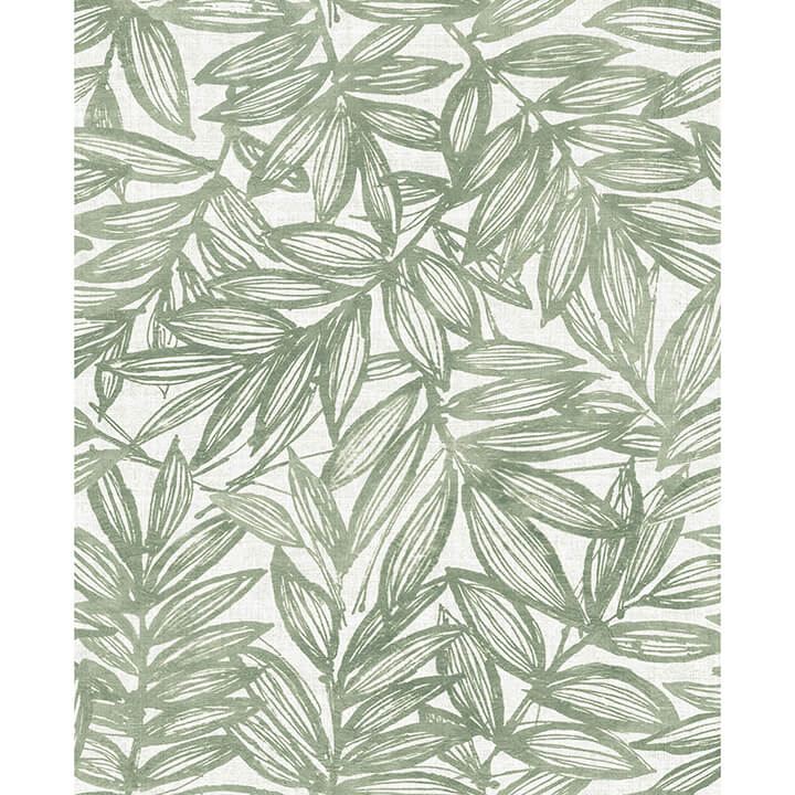 rhythmic-sage-leaf-wallpaper-york-wallcoverings-4146-27231 - York Wallcoverings Wallpaper