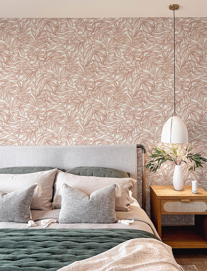 rhythmic-coral-leaf-wallpaper-york-wallcoverings-4146-27232 - York Wallcoverings Papel pintado