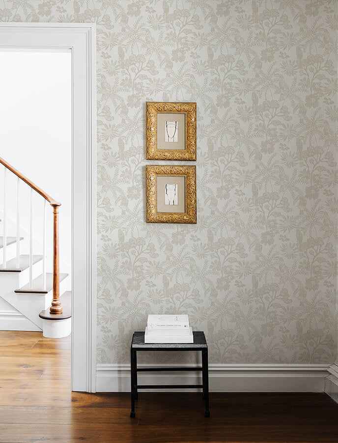 Jacaranda Taupe Tropical Trail Wallpaper - York Wallcoverings - 4146-27246 - York Wallcoverings Wallpaper