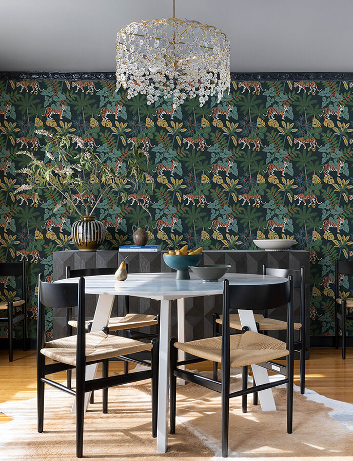 caspian-navy-jungle-prowl-wallpaper-york-wallcoverings-4146-27248 - York Wallcoverings Wallpaper