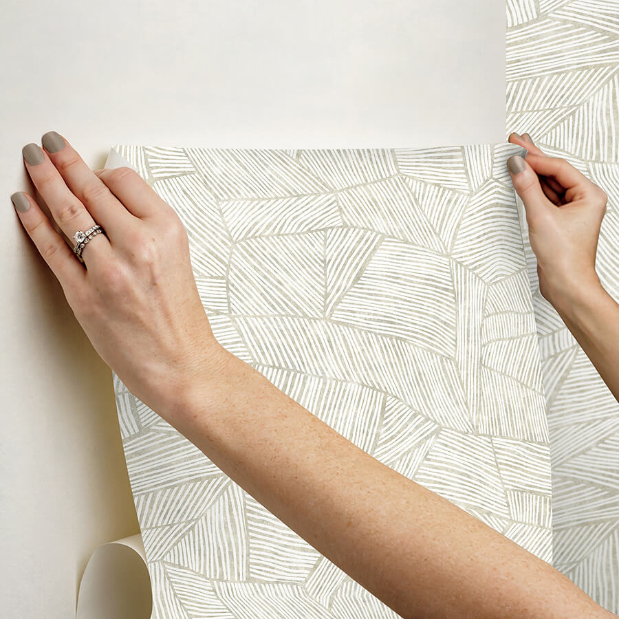 zen-garden-cream-peel-and-stick-wallpaper-york-wallcoverings-nus6213 - York Wallcoverings Wallpaper