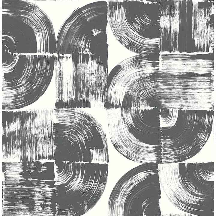 Elias Black Peel and Stick Wallpaper - York Wallcoverings - NUS6215 - York Wallcoverings Wallpaper
