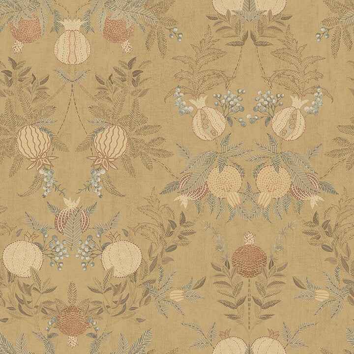 Melograno Wheat Peel & Stick Wallpaper - York Wallcoverings - CJS6318