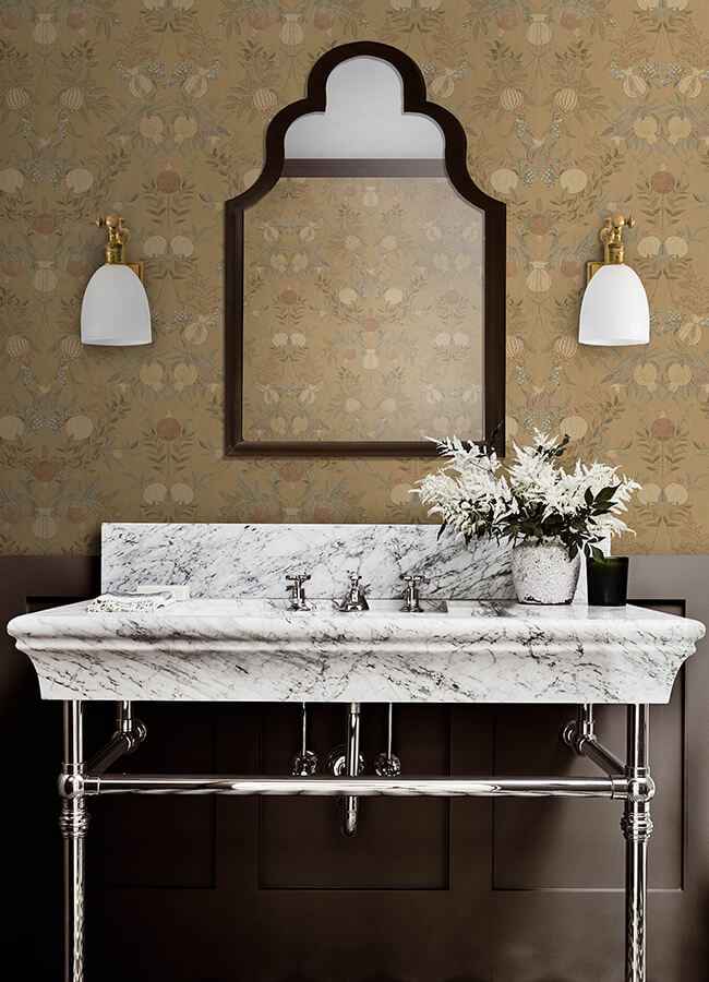 Melograno Wheat Peel & Stick Wallpaper - York Wallcoverings - CJS6318 - York Wallcoverings Wallpaper