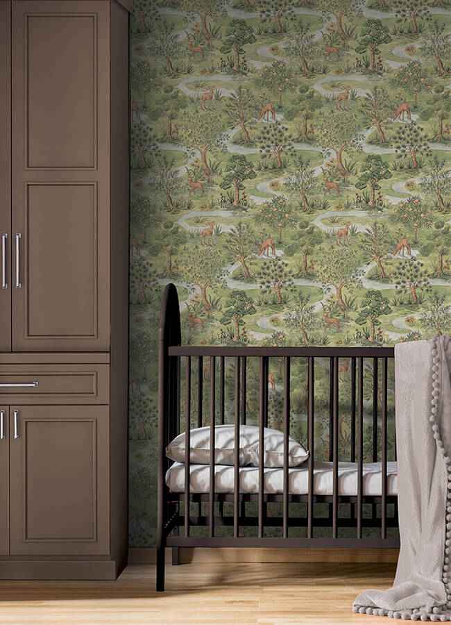 Bramble Forest Peel & Stick Wallpaper - York Wallcoverings - CJS6320 - York Wallcoverings Wallpaper