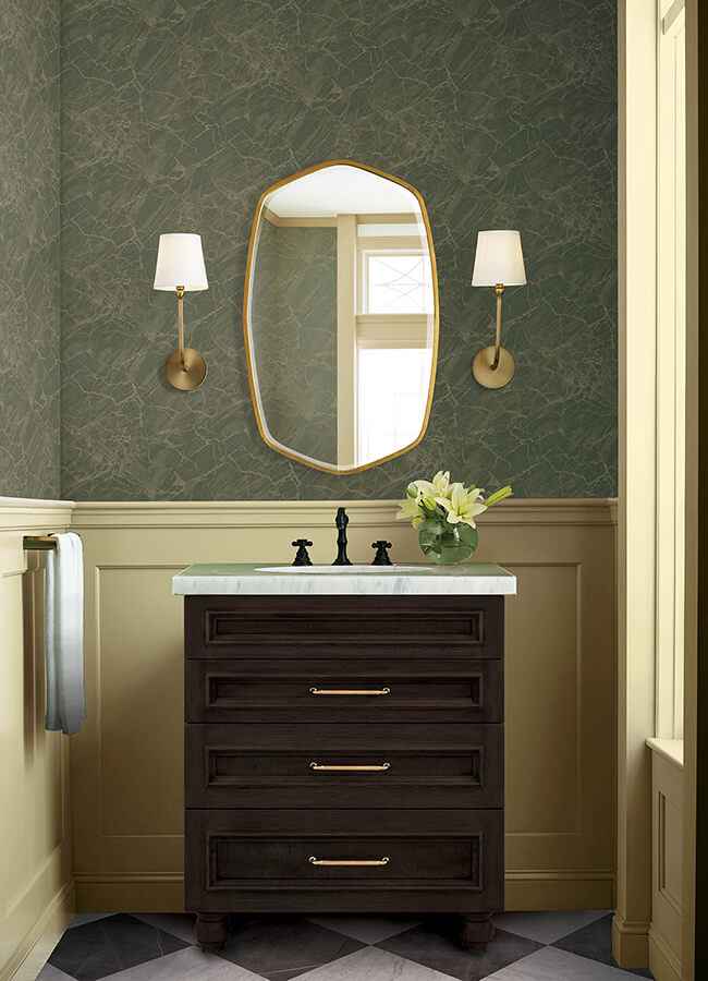 Jade Jasper Peel & Stick Wallpaper - York Wallcoverings - CJS6326 - York Wallcoverings Wallpaper
