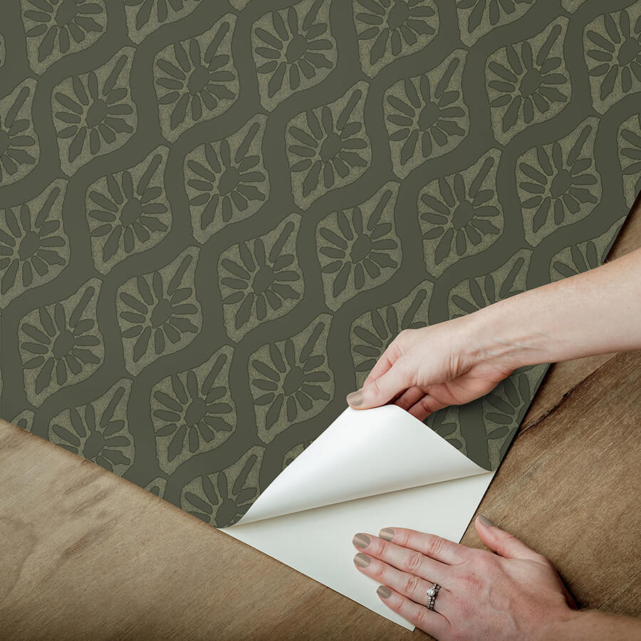 clj-nova-evergreen-peel-and-stick-wallpaper-york-wallcoverings-cjs6329 - York Wallcoverings Wallpaper